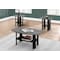 Monarch Specialties Dining Table - 36"X 48" / Grey / Chrome Metal I 7928P - alternate 5